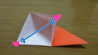 鶴の折り方手順4-3
